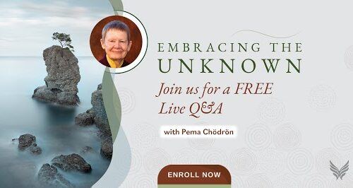 Embracing the unknown a four part online course on letting go and embracing the unknown with pema chodron